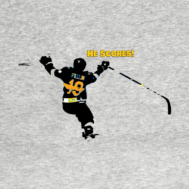 He Scores! - Hockey Player by Highseller